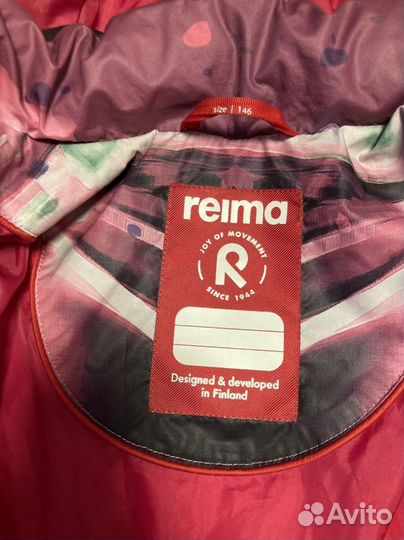 Пуховик reima 146 для девочки
