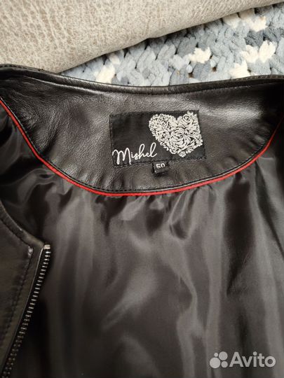 Куртка кожаная женская 48 50