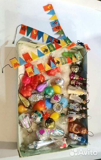 Елочные игрушки СССР малютка