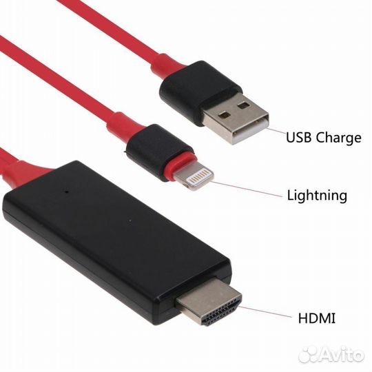 Адаптер переходник hdmi Cable для iPhone