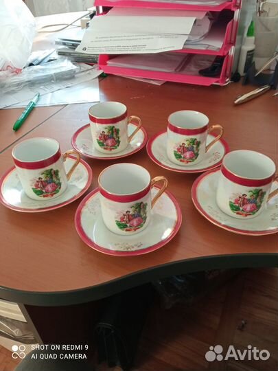 Кофейная пара фарфор имперскии