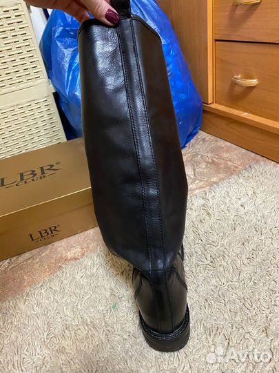 Сапоги mango натуральная кожа 38