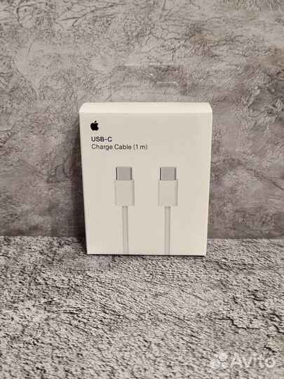Кабель USB-C на USB-C Apple 1 метр (новый)