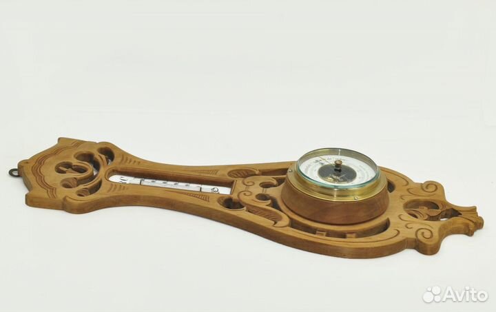 Старинные барометр + термометр Германия