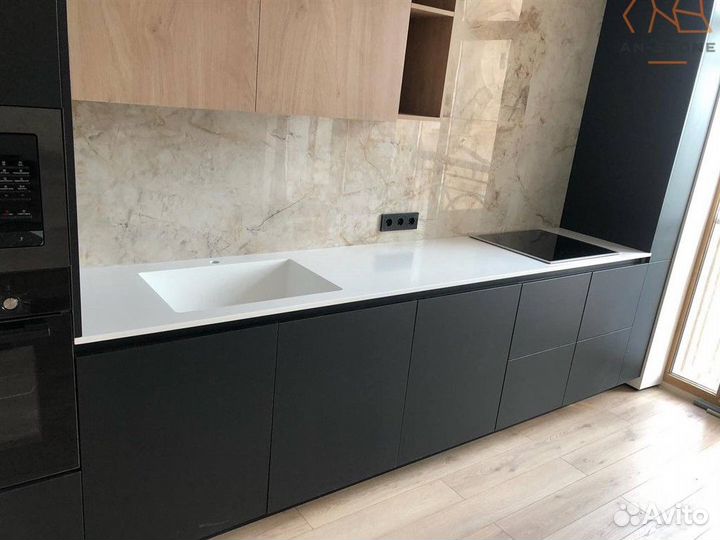 Столешница из искусственного камня для кухни