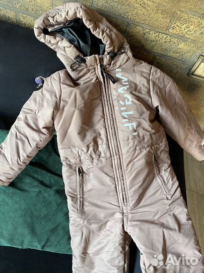 Зимний комбинезон для девочки 104