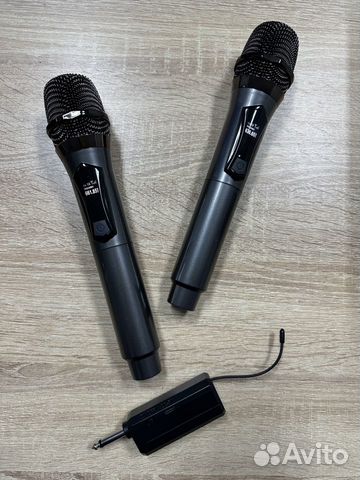 Комплект беспроводных радио микрофонов караоке объявление продам