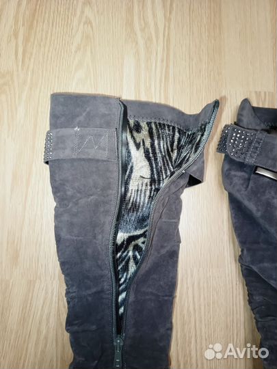 Сапоги женские замша 38 размер