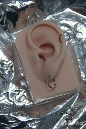 Силиконовый манекен уха