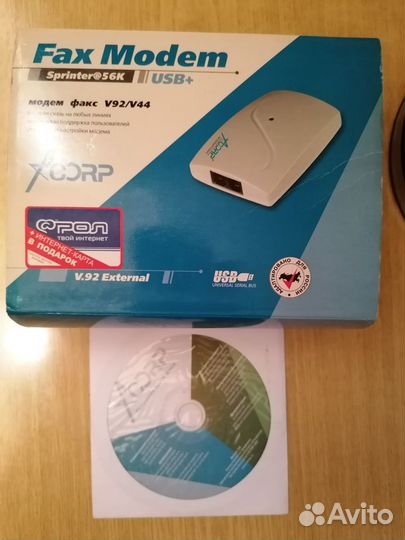 Модем Acorp Sprinter56K USB plus