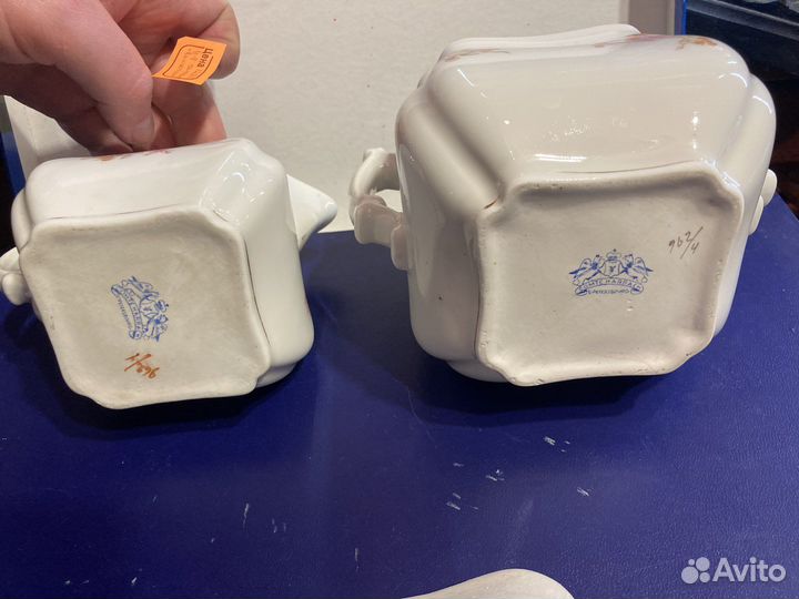 Сливочник и сахарница comte harrach