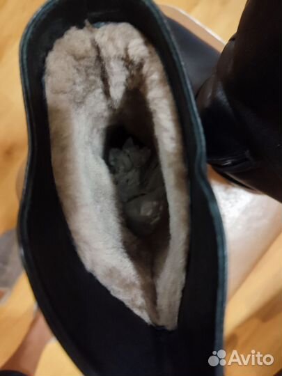 Полусапоги женские зимние натуральная кожа