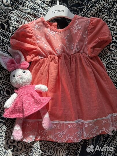 Платье для девочки 74 80