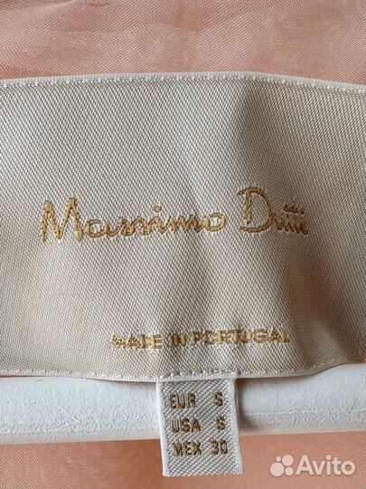 Massimo dutti шелковый тренч S