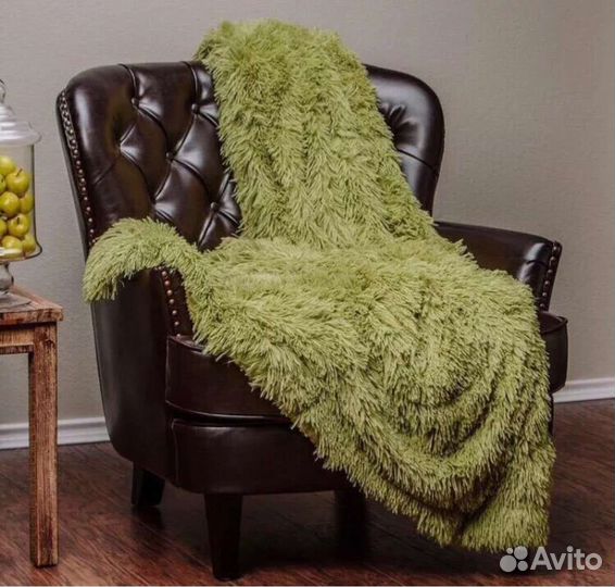 Плед пушистый (травка)