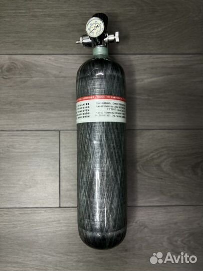 Баллон в/д сжатый воздух для заправки pcp 3л #7