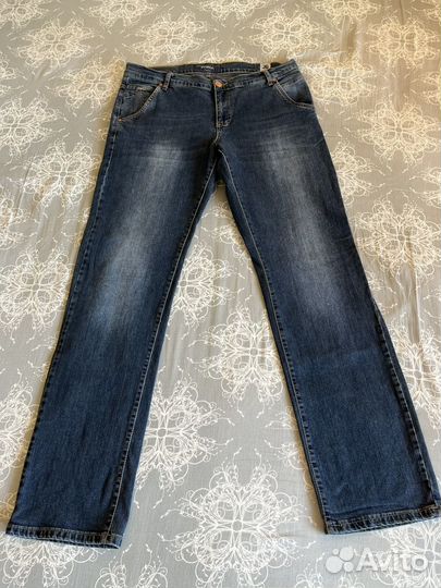 Джинсы мужские б/у, классические, прямые