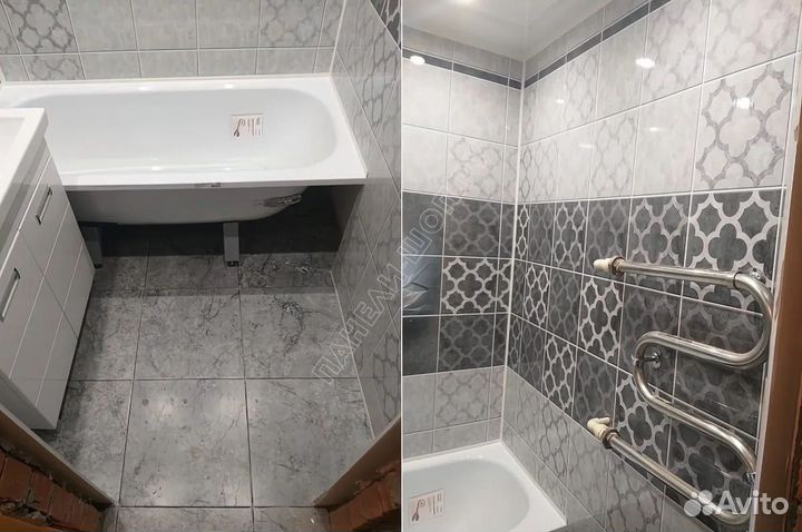 Ремонт ванной комнаты под ключ