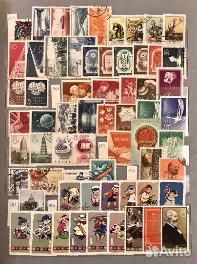 Почтовые марки Китай