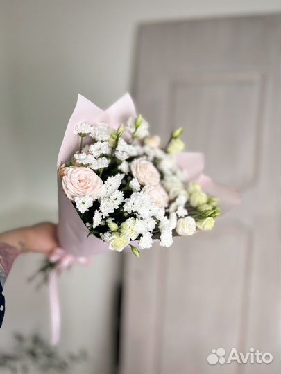 Авторский сборный букет цветы с доставкой Москва