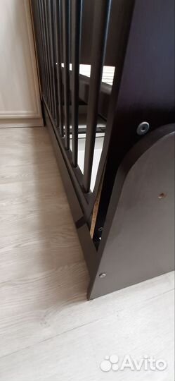 Детская кроватка трансформер с комодом