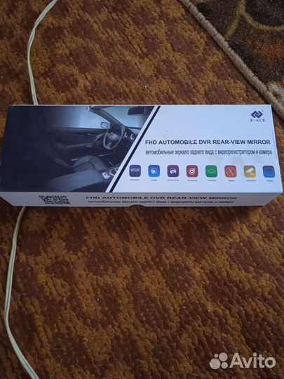 Видеорегистратор зеркало с камерой заднего вида