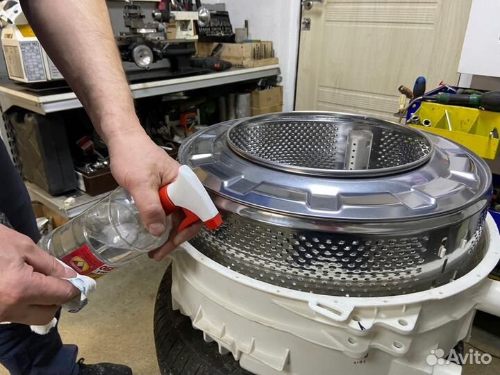 Замена подшипников на баке стиральной машины