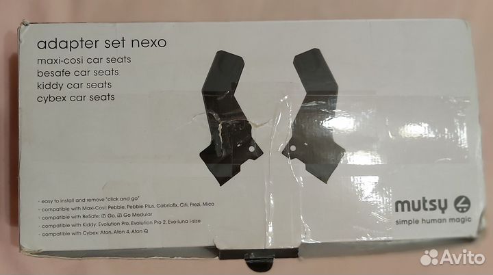 Адаптеры на коляску Mutsy Nexo для автолюльки