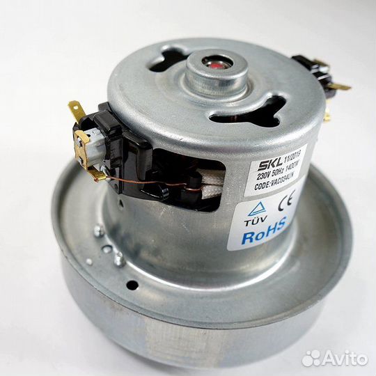 Мотор пылесоса 1400W H122 D130 h48