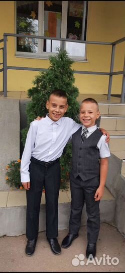 Школьная форма для мальчика серая 32