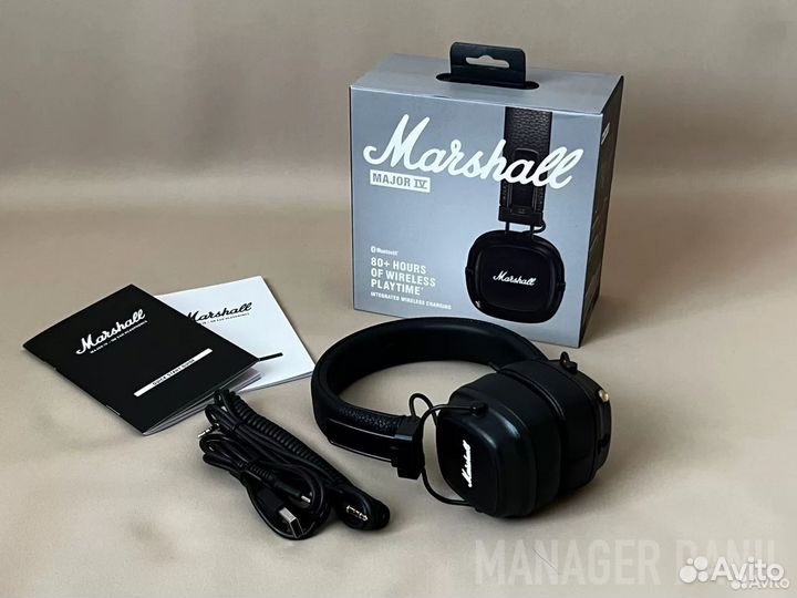 Наушники Marshall Major 4 цвет чёрный