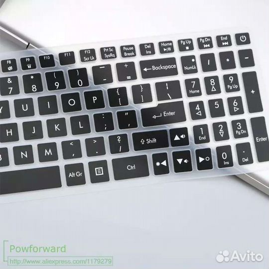 Чехол на клавиатуру ноутбука