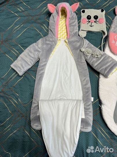 Комплект на выписку для девочки 62р