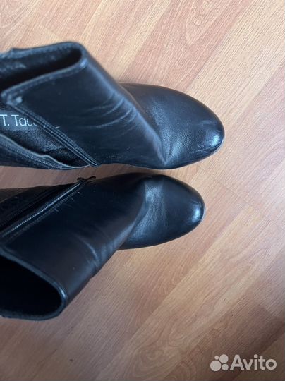 Ботильоны на шпильке черные