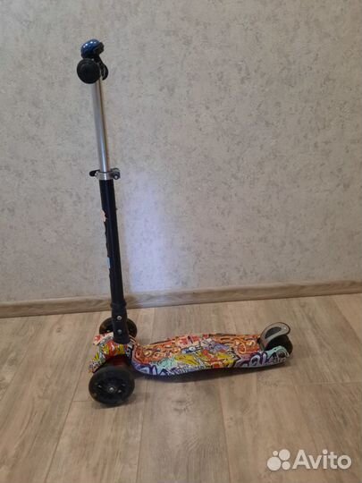 Самокат детский трехколесный складной