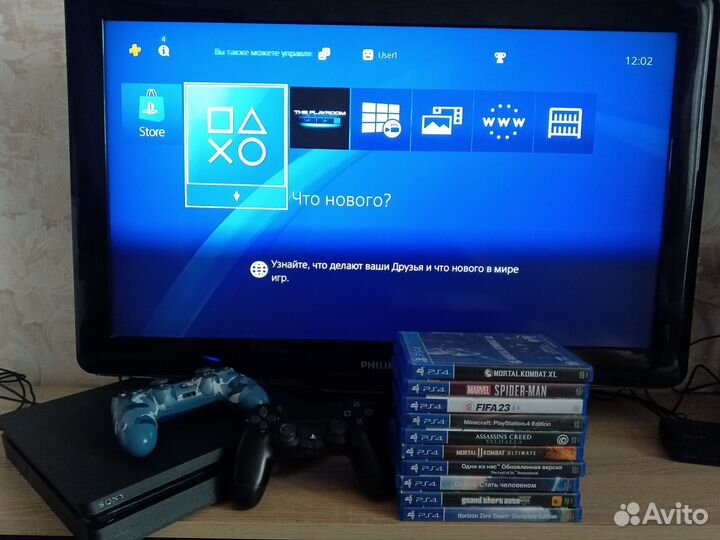 Sony playstation 4 ps4 slim 500gb