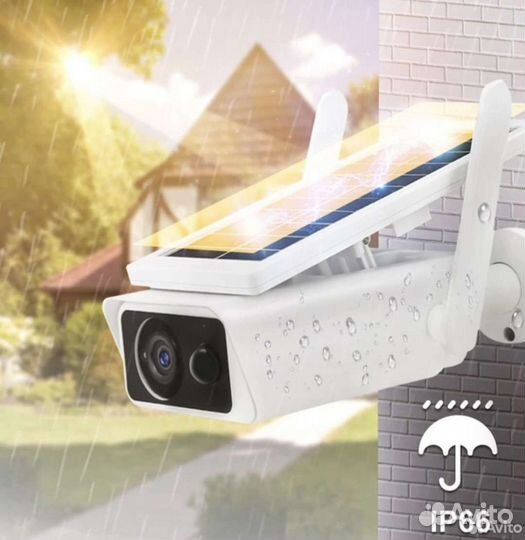Уличная WiFi видеокамера с солнечной батареей