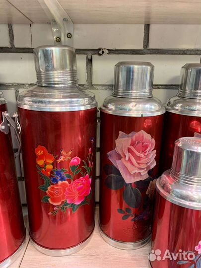 Термос новый стеклянная колба