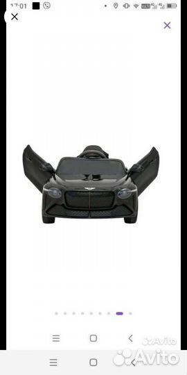 Электромобиль Bentley Bacalar полный привод, 12V