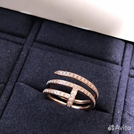 Кольцо Cartier juste un clou розовое золото