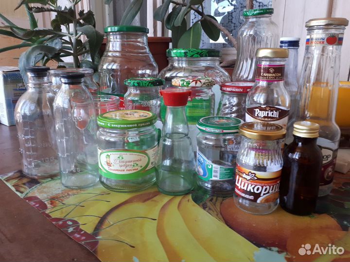 Банки, бутылочки(стекло)