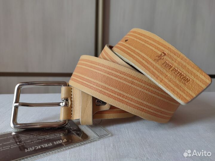 Ремень из натуральной кожи Pan Pelican