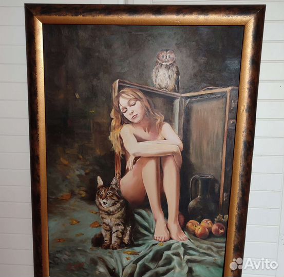 Картина маслом на холсте в раме