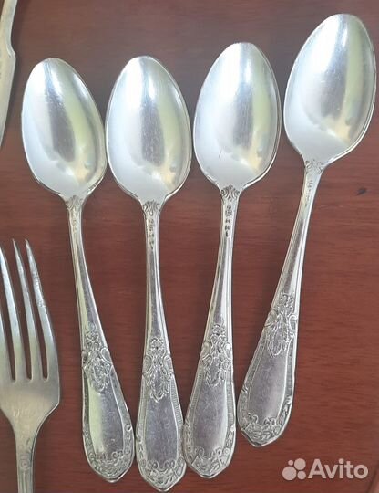 Столовые приборы мельхиор СССР