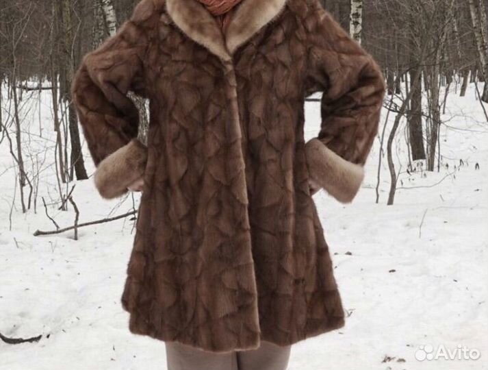 Шуба из норки