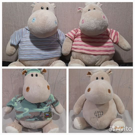 Мягкая игрушуа Orange exclusive бегемот 50cм