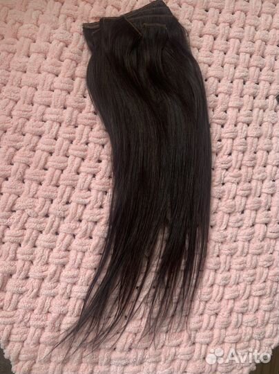 Волосы натуральные на заколках