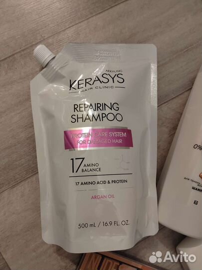 Набор косметики Kerasys, Pantene, Dove, тени