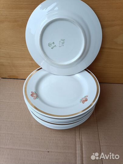 Тарелки фарфор винтаж СССР