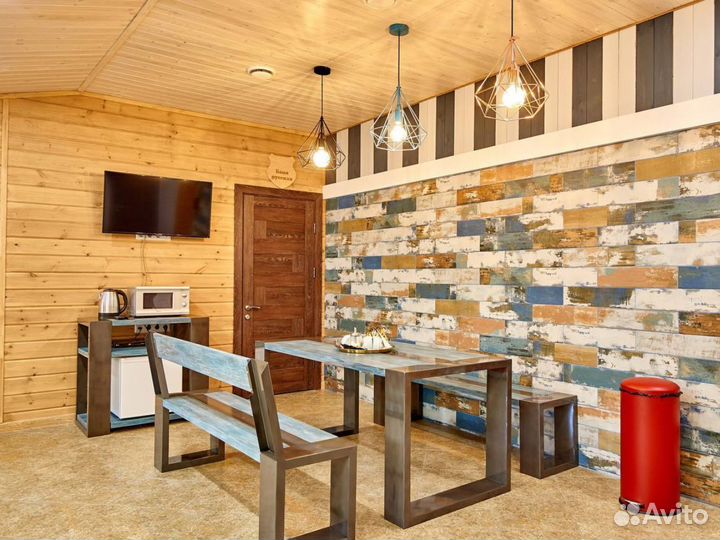 Сауна в стиле лофт